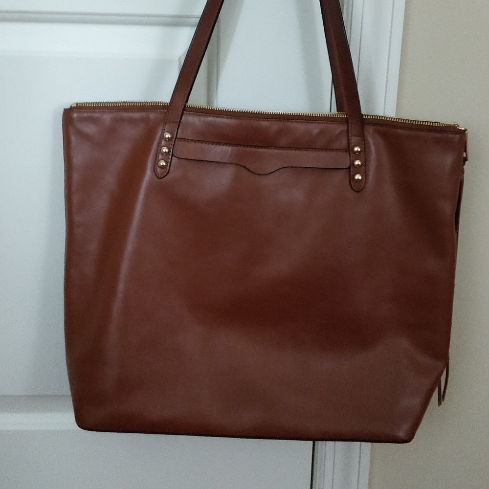 Rebecca minkoff brown leather tote
